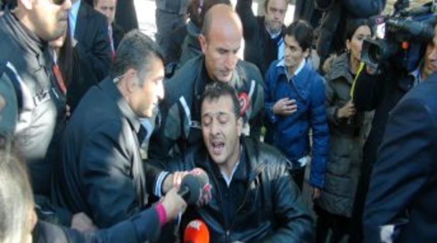 Başbakanlık korumasından eylemci gaziye koruma