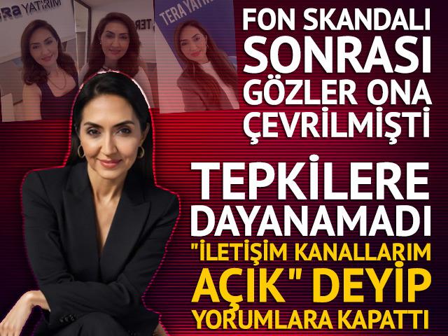  'İletişim kanallarım a&ccedil;ıktır' deyip yorumlara kapattı
