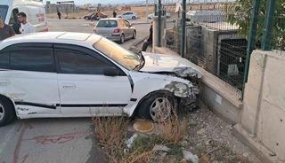 Karaman&rsquo;da 3 kişinin yaralandığı kaza kamerada