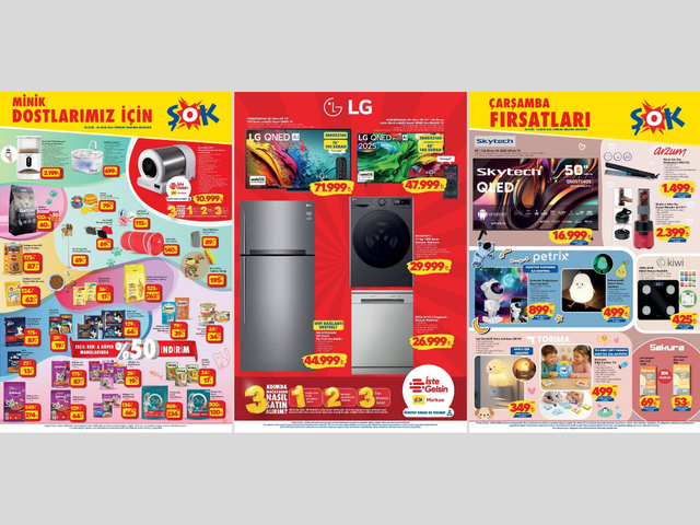 ŞOK'a LG akıllı televizyon geliyor! 30 Eyl&uuml;l 2026 ŞOK Akt&uuml;el Kataloğu