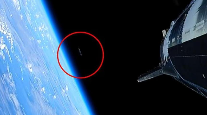 Canlı yayına yansıdı, sosyal medya ayağa kalktı! SpaceX u&ccedil;uşunda UFO paniği