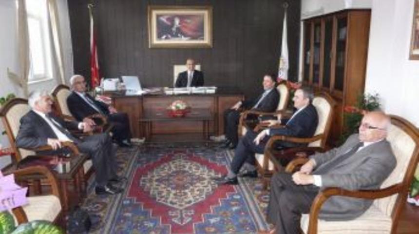 İl m&uuml;d&uuml;rlerinden Kaymakam A&ccedil;ık&rsquo;a ziyaret