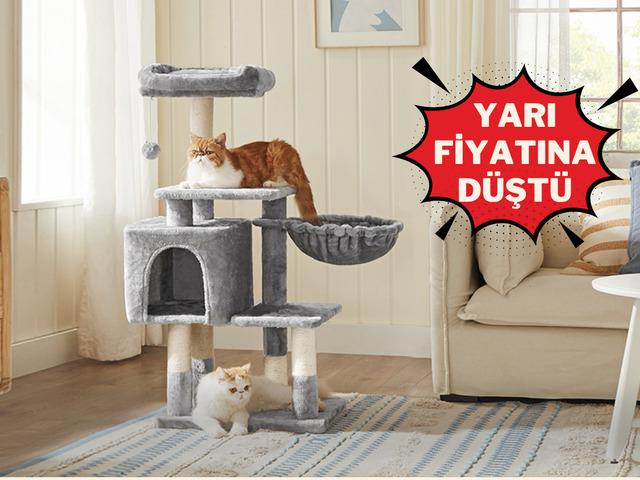 Konforlu ve g&uuml;venli tasarımıyla kedinizin yeni favori k&ouml;şesi!