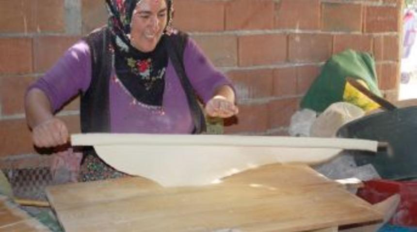 Yozgatlı ev hanımları kışlık yufka hazırlığına başladı