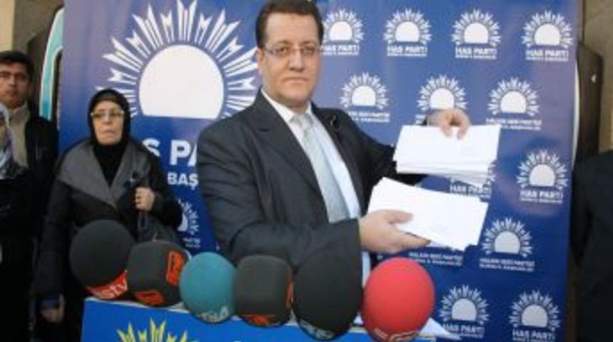 HAS Parti'den Cumhurbaşkanı ve Meclis Başkanı'na mektup
