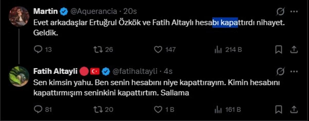 Fatih Altaylı bu paylaşımı g&ouml;r&uuml;nce k&uuml;plere bindi: "Sen kimsin yahu" 1