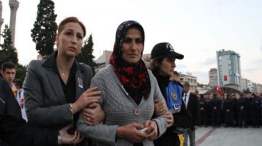 Samsunlu şehit er Fikret Özer'in cenazesinde teröre lanet yağdı