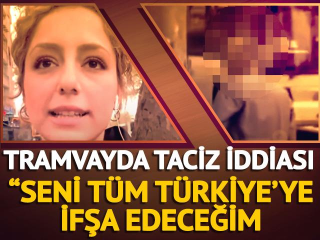 Tramvayda taciz iddiası! Gen&ccedil; kadın video &ccedil;ekip ifşa etti, başına gelenleri anlattı