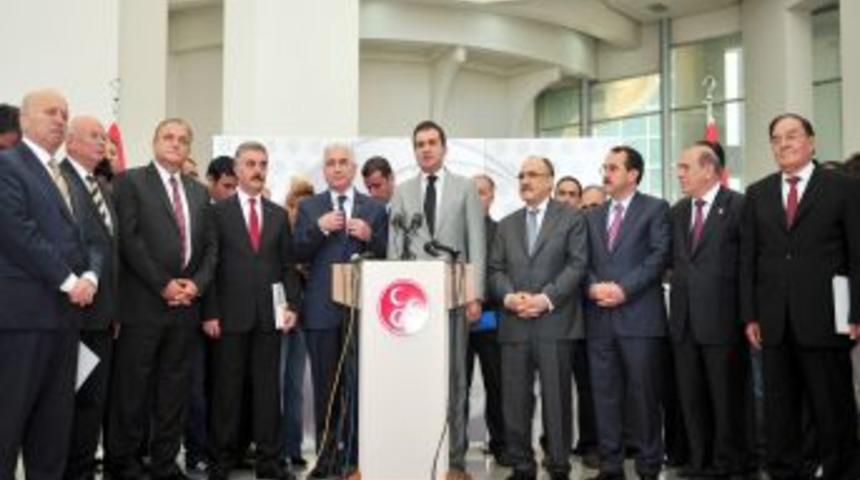 AK Parti heyeti, MHP Genel Merkezi'nde