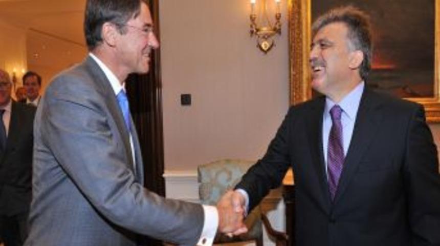 Cumhurbaşkanı, Hollanda heyetini kabul etti