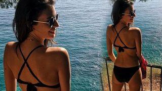 Tescilli güzel Ezgi Avcı'dan bikinili paylaşım