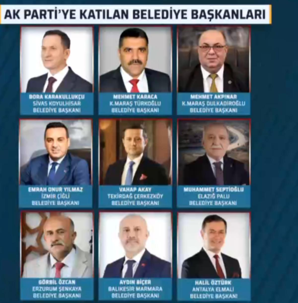 9 belediye başkanı AK Parti ye katıldı! İşte o belediye başkanları 2