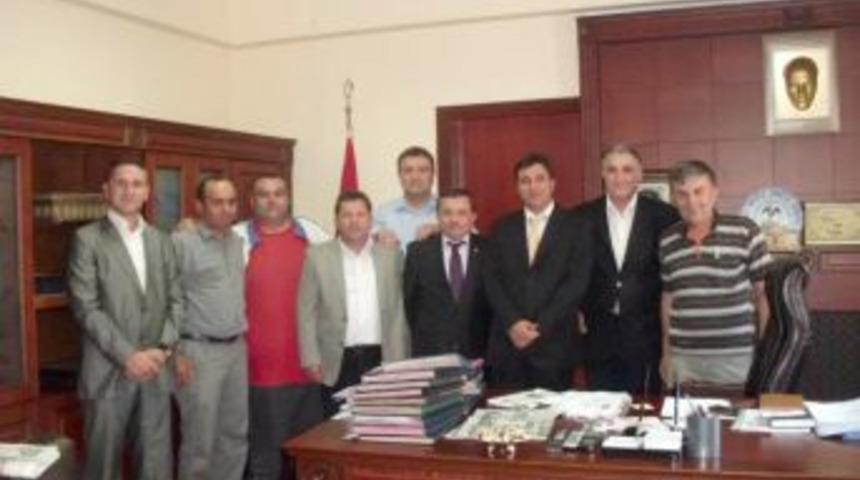 Kızılay Şube Başkanı Kaymakam Malga&ccedil;'ı ziyaret etti