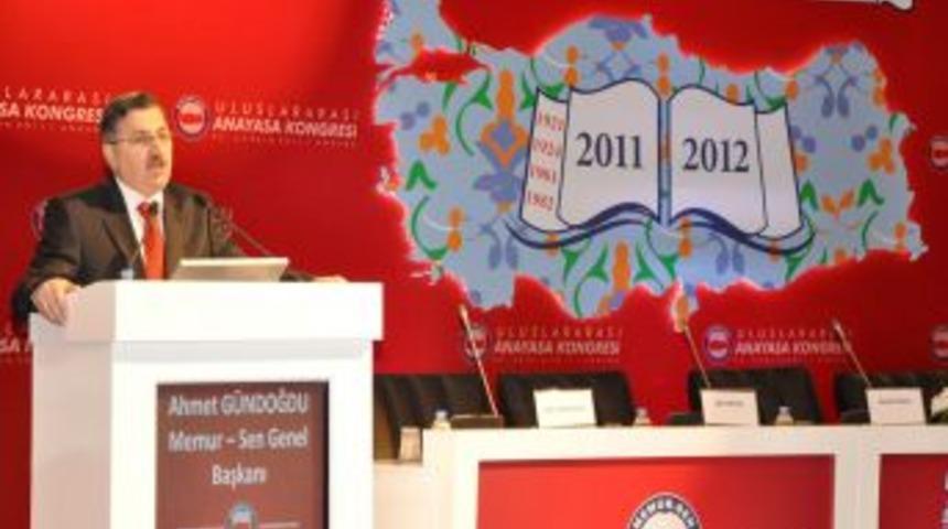 Memur-Sen Başkanı: T&uuml;rkiye&rsquo;de herkes millet anayasası istiyor