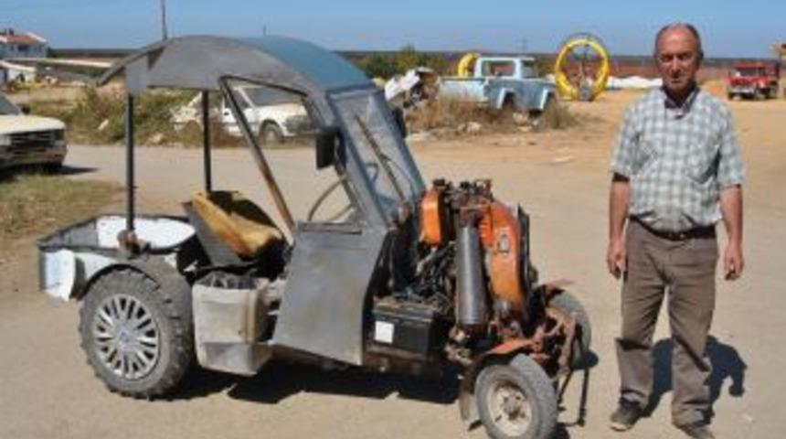 D&ouml;rt &ccedil;eker bah&ccedil;e aracı yaptı