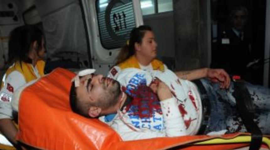 Bı&ccedil;aklı kavgada 2 kişi ağır yaralandı