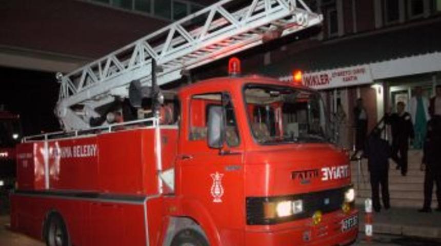 Hastahane'de yangın paniği