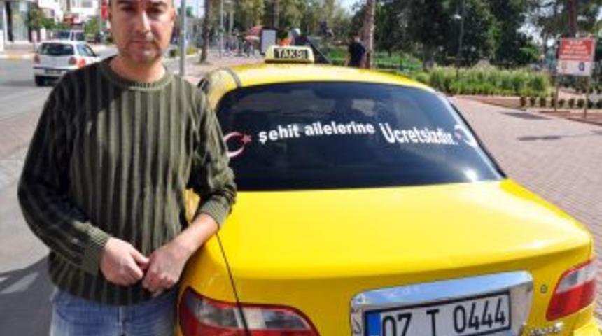 Şehit ailelerini &uuml;cretsiz taşıyor