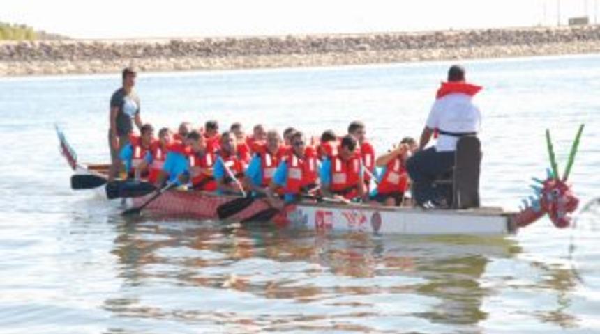 Denizi olmayan Gaziantep&rsquo;te, Su Sporları Festivali nefes kesti
