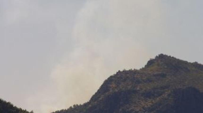 Kanimasi'den dumanlar y&uuml;kseldi