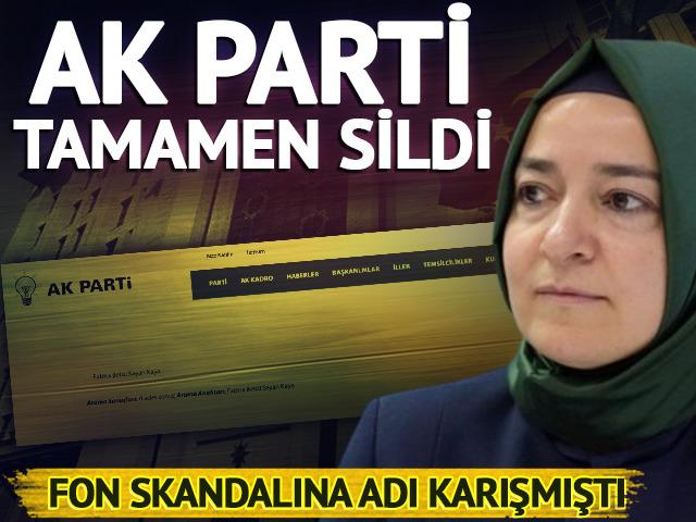 Kaya'ya AK Parti i&ccedil;inden bir darbe daha: Tamamen silindi
