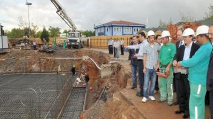 Tuzla'da belediye binası ek inşaatının temeli atıldı