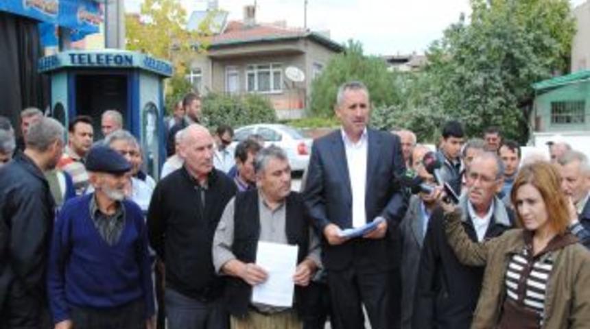 Doğalgazın gelmemesine protesto