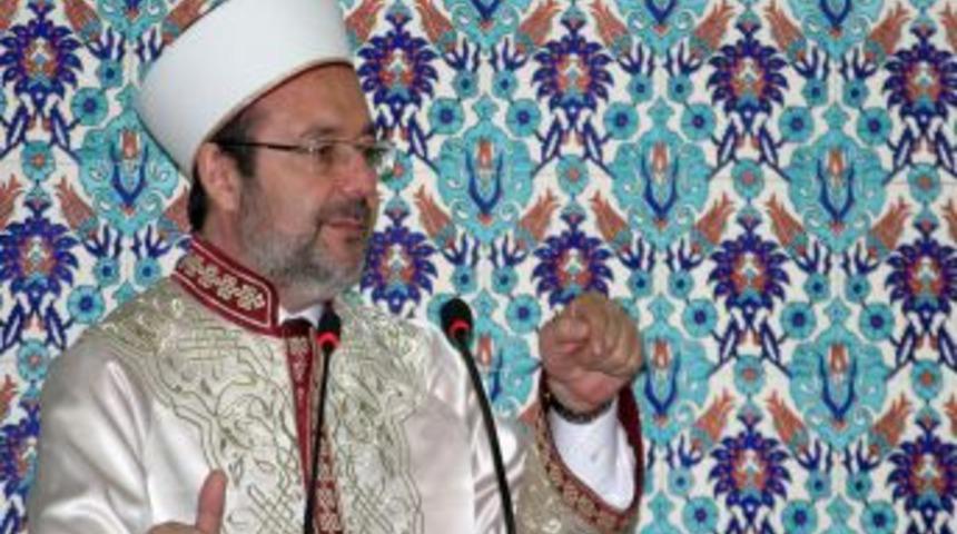 Diyanet İşleri Başkanı G&ouml;rmez: İnan&ccedil; kardeşliği kan kardeşliğinin &ouml;n&uuml;ndedir
