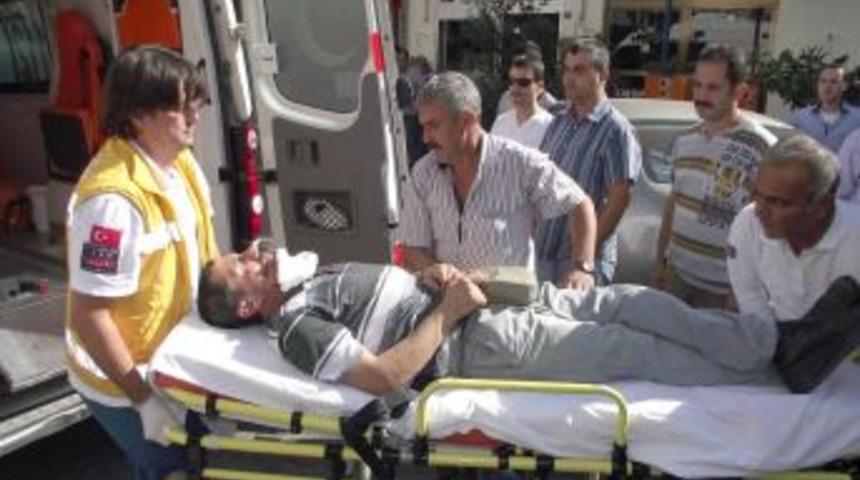 Engelli vatandaş dengesini kaybedince hastanelik oldu