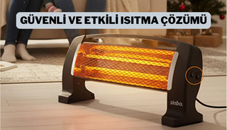 Taşınabilir&nbsp;tasarım ve y&uuml;ksek ısıtma performansı: Sinbo Quartz Isıtıcı 