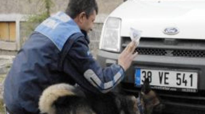 Bagajda saklanan esrar narkotik k&ouml;peği Sedef sayesinde bulundu