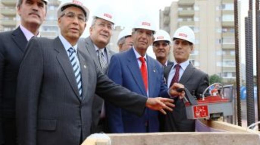 TVF Cengiz G&ouml;ll&uuml; Voleybol Salonu'nun temeli Bursa'da atıldı