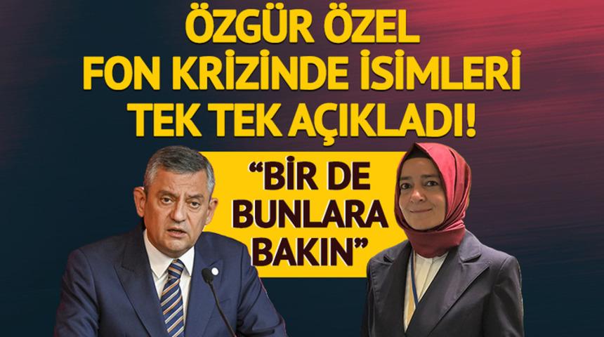 &Ouml;zg&uuml;r &Ouml;zel fon krizinde isimleri tek tek a&ccedil;ıkladı! "Bir de bunlara bakın"