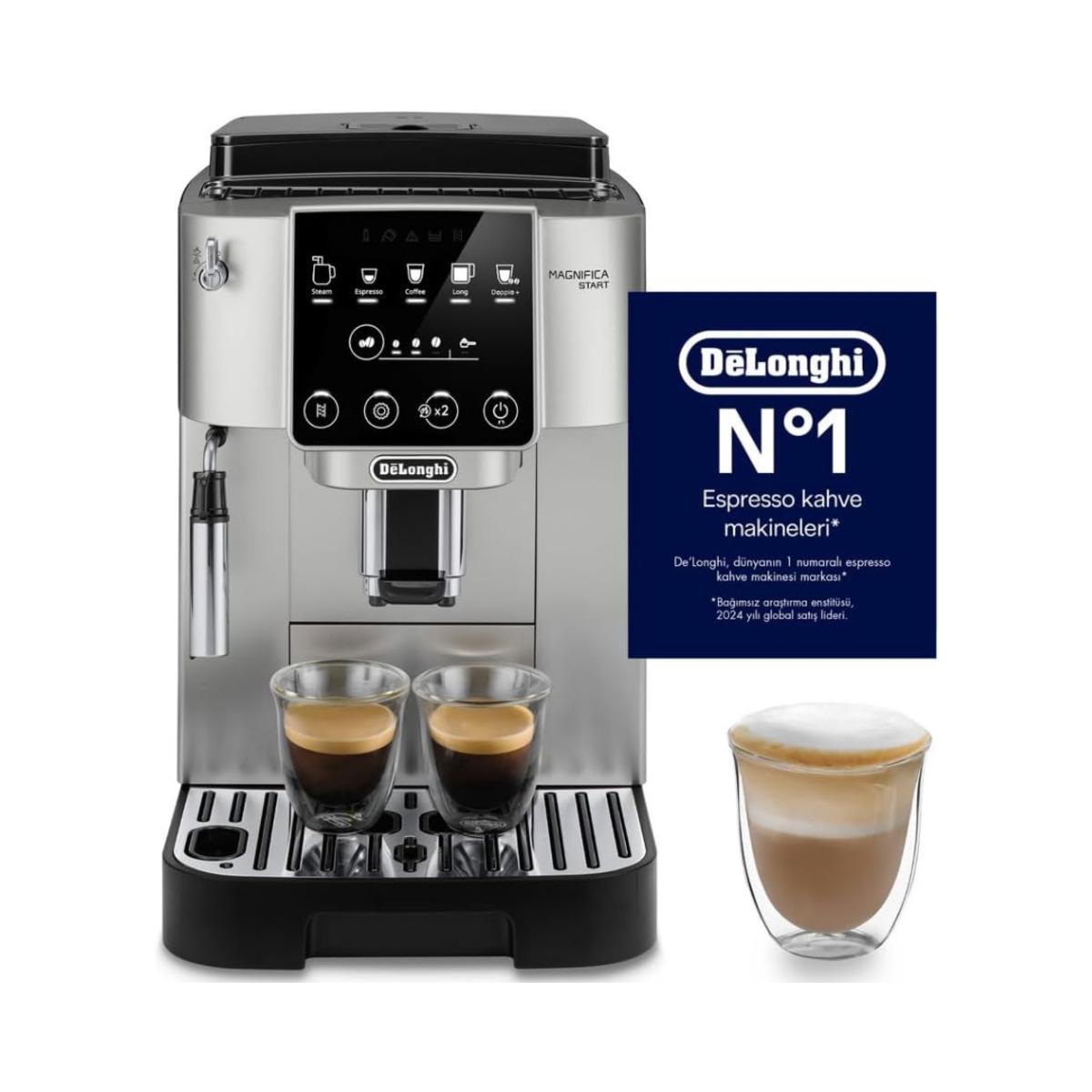 Evde barista kalitesi: De Longhi Magnifica Start Kahve Makinesi indirimde  1