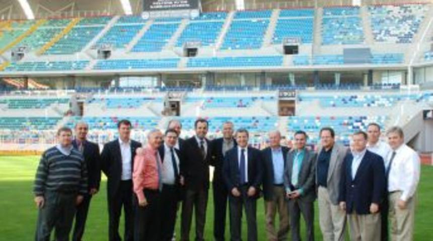 Amerikalı heyet, Kayseri’deki spor tesislerini beğendi