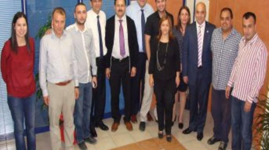 SAMEDER'den Eczacılar Odası Başkanı &Ouml;zkan'a hayırlı olsun ziyareti