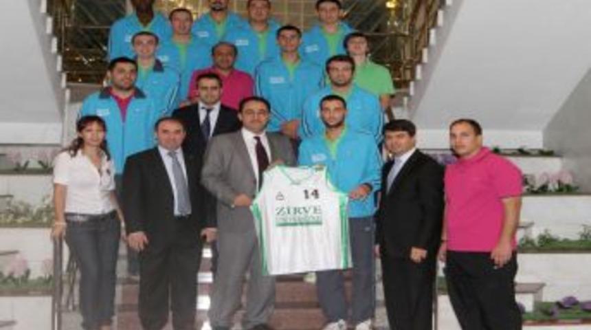 Zirveli basketbolculardan Nakıboğlu&rsquo;na ziyaret