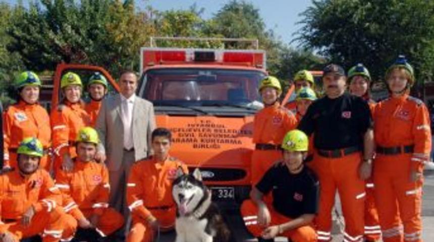 Bahçelievler'in arama kurtarma ekibi Van'a gitti