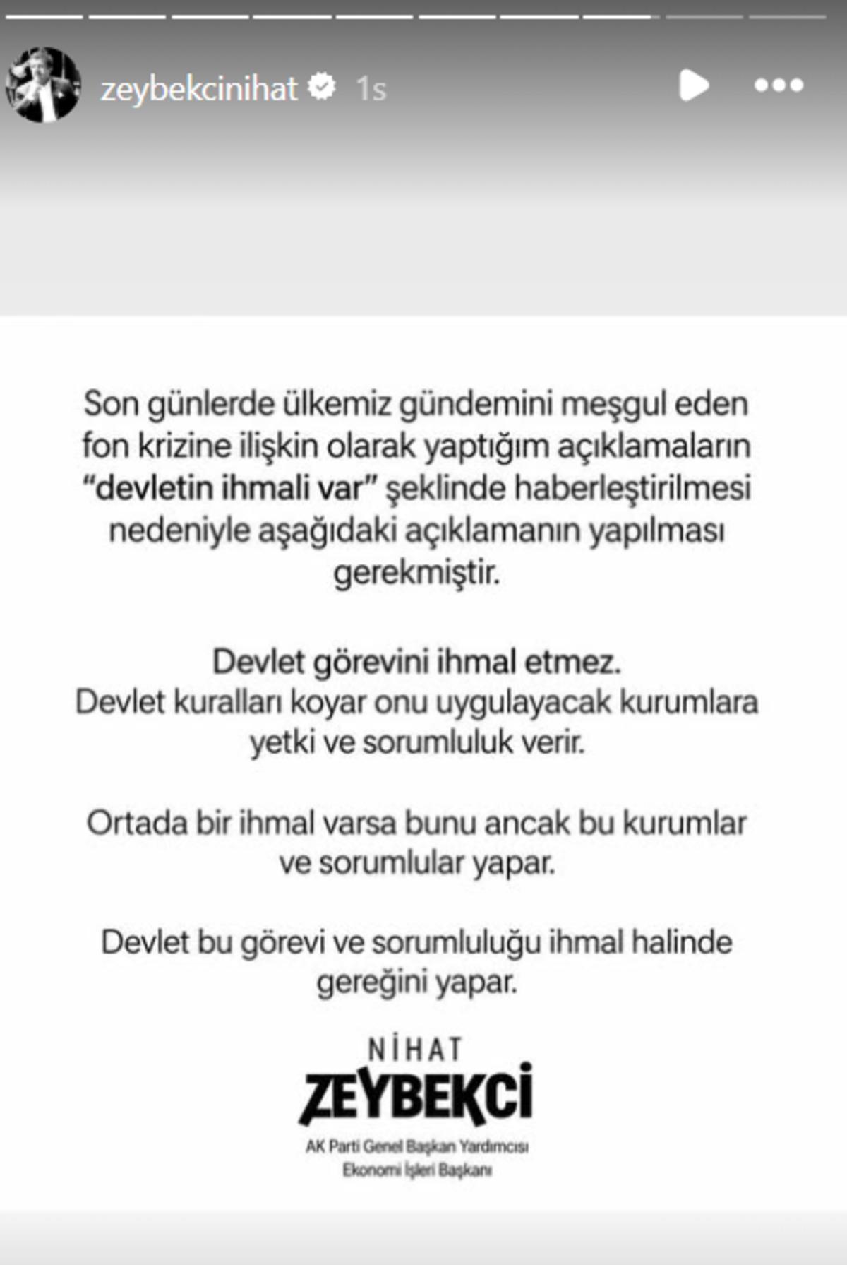Nihat Zeybekci den  Devletin ihmali var  a&ccedil;ıklaması! S&ouml;zlerine a&ccedil;ıklık getirdi 1