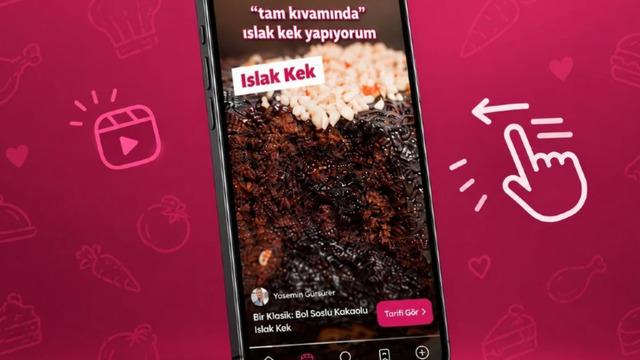 Yemek.com Keşfet: Kaydır, izle, pişir! Kısa tarif videoları artık tek bir yerde