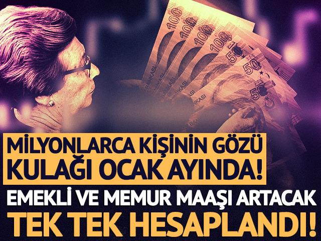 Emekli ve memurun g&ouml;z&uuml; Ocak ayında! Uzman isim en d&uuml;ş&uuml;k emekli maaşı i&ccedil;in rakam verdi