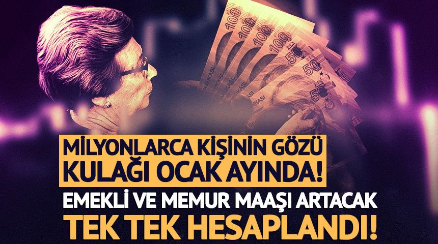 Emekli ve memurun g&ouml;z&uuml; Ocak ayında! Uzman isim tahmini maaşları a&ccedil;ıkladı