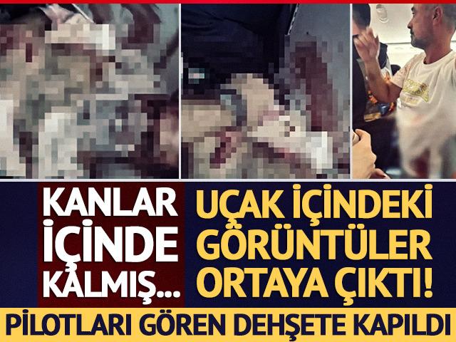 Kanlar i&ccedil;indeki g&ouml;r&uuml;nt&uuml;s&uuml; ortaya &ccedil;ıktı: "Pilot d&uuml;ş&uuml;rmek mi istedi?"