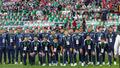 Konyaspor-Filistin ma�� �ncesi dikkat �eken koreografi!