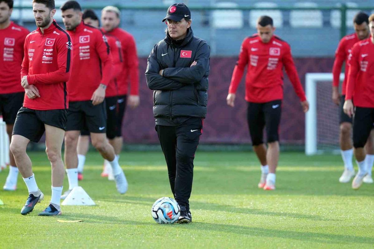 A Milli Futbol Takımı, Bel&ccedil;ika ma&ccedil;ı hazırlıklarına devam etti 1