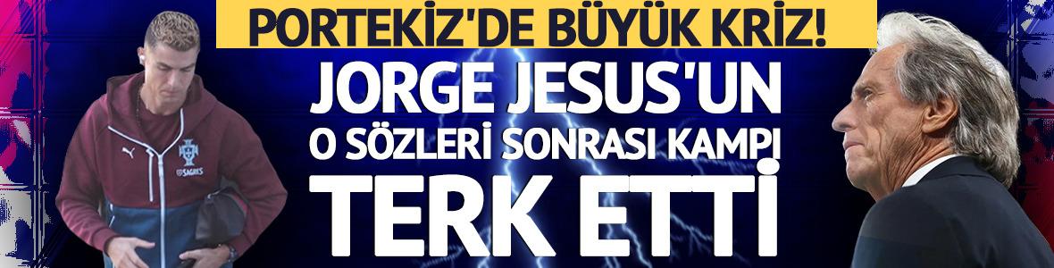 Portekiz'de Ronaldo krizi! J. Jesus'un s&ouml;zleri sonrası kampı terk etti