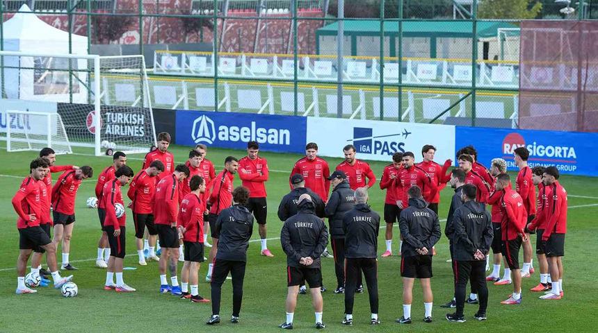 A Milli Futbol Takımı, Bel&ccedil;ika ma&ccedil;ı hazırlıklarına devam etti