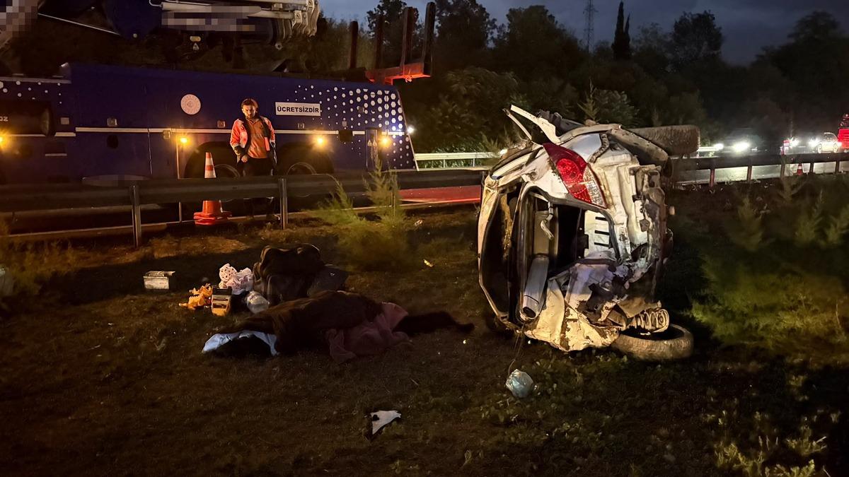 Anadolu Otoyolu nda feci kaza: 1 ölü, 4 yaralı 1