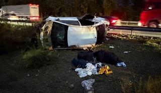 Anadolu Otoyolu'nda feci kaza: 1 &ouml;l&uuml;, 4 yaralı