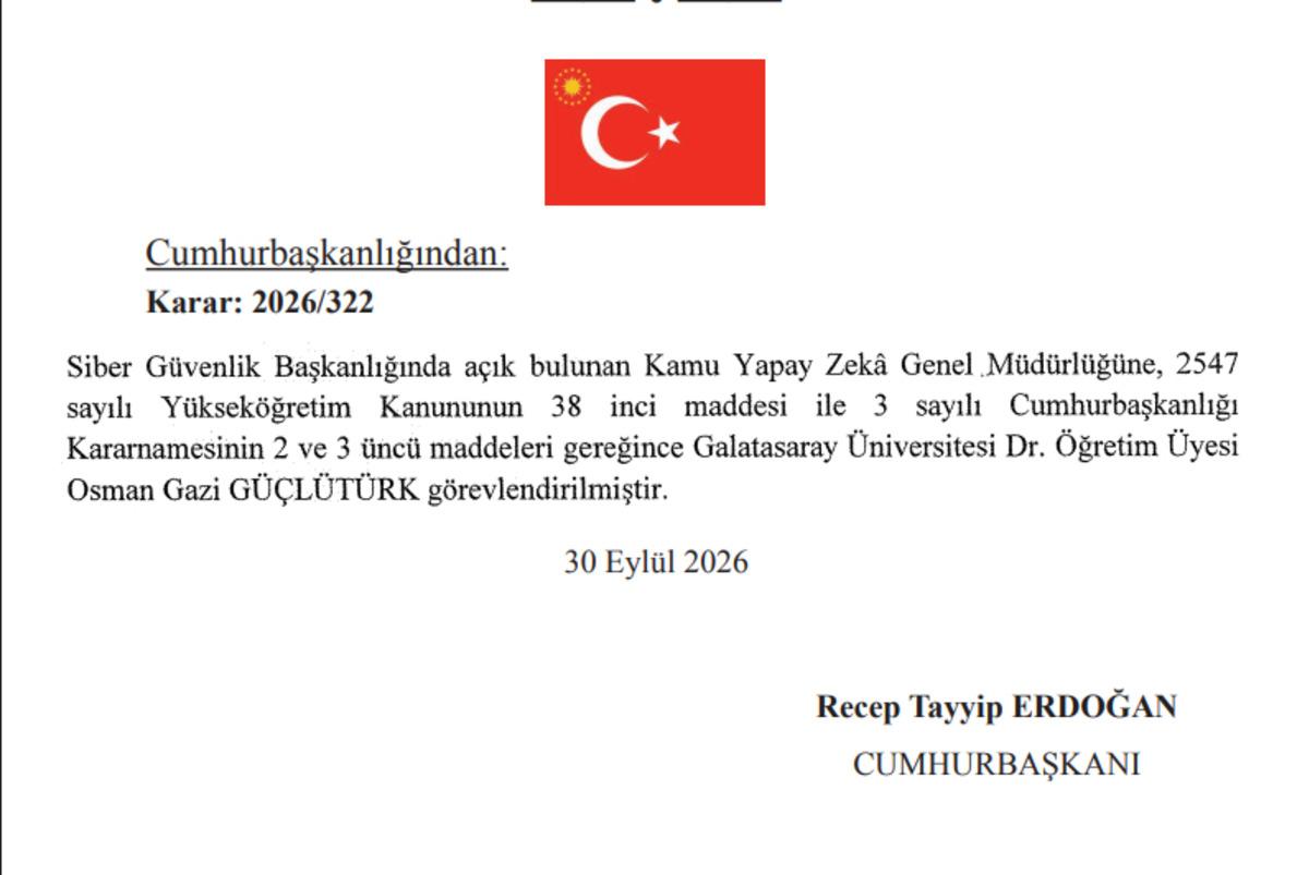 Siber Güvenlik Başkanlığı na atamalar Resmi Gazete’de 2
